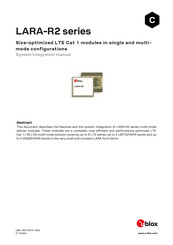 u-blox LARA-R211 System Integration Manual