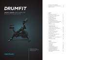 Cecotec DRUMFIT INDOOR 23000 KOSMOS PRO Instruction Manual