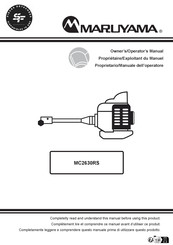 Maruyama MC2630RS Owner's/Operator's Manual