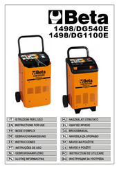 Beta 1498/DG1100E Instructions For Use Manual