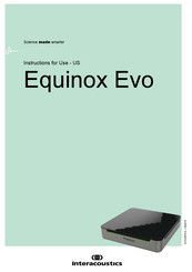 Interacoustics Equinox Evo Instructions For Use Manual