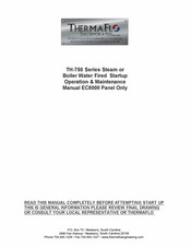 ThermaFlo TH-750 Series Operation & Maintenance Manual