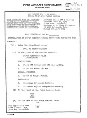 Piper Aircraft Corporation PA-24-260 Flight Manual