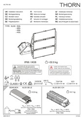 Thorn ALG5-504L Installation Instructions Manual