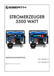 EBERTH GG1-ER5500-1F Operating Instructions Manual