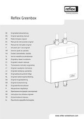 Reflex Greenbox Original Operating Manual
