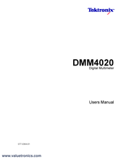 Tektronix DMM4020 User Manual