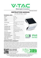 V-TAC VT-768 Instruction Manual