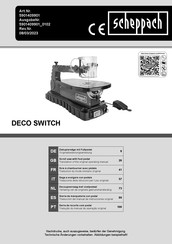 Scheppach DECO MAX Translation Of The Original Operating Manual