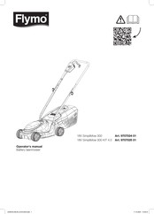 Flymo 18V SimpliMow 300 Operator's Manual
