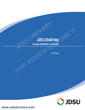JDS Uniphase DSAM Series User Manual