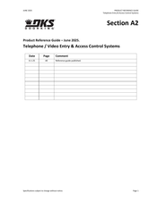 DoorKing 2108 Product Reference Manual