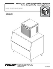Follett Maestro Plus E414ATF Installation Instructions Manual