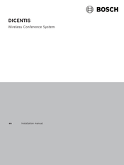 Bosch DICENTIS DCNM-WDE Installation Manual