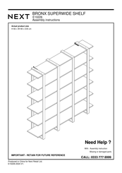 Next BRONX E10226 Assembly Instructions Manual