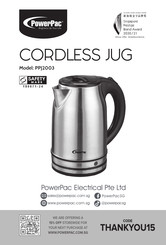 Powerpac PPJ2003 Manual