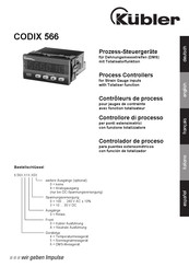 Kübler CODIX 566 Instruction Manual