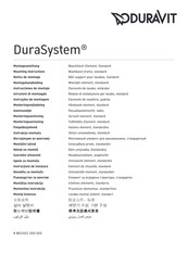 DURAVIT DuraSystem WD2001 000 000 Mounting Instructions