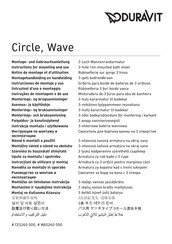 DURAVIT Wave WA5260 000 Instructions For Mounting And Use