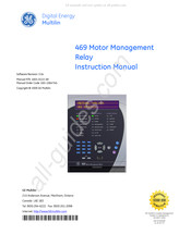 GE Multilin 469 Instruction Manual