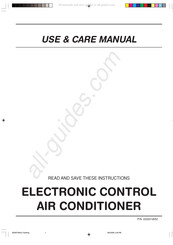 Frigidaire FAA086P7A Use & Care Manual