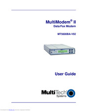Multitech MultiModem II MT5600BA-V92-NAM User Manual