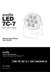 EuroLite LED 7C-7 Silent Slim Spot User Manual