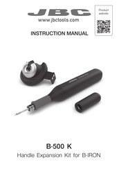 jbc B-500-B Instruction Manual