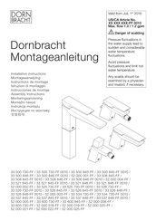 Dornbracht 52 000 005 Series Installation Instructions Manual