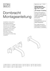 Dornbracht Mem 13 800 782 Series Installation Instructions Manual