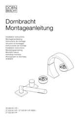Dornbracht CYO 20 000 811-06 Installation Instructions Manual