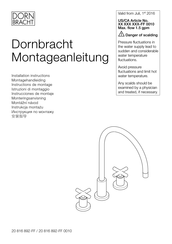 Dornbracht 20 816 892 0010 Series Installation Instructions Manual