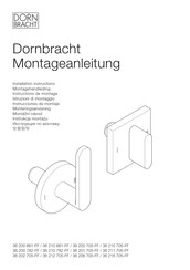 Dornbracht 36 210 782 Series Installation Instructions Manual