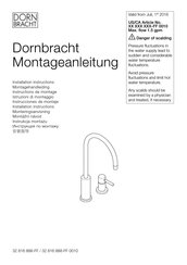 Dornbracht TARA 32 816 888-99 Installation Instructions Manual