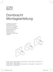 Dornbracht 36 501 985 Series Installation Instructions Manual