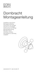 Dornbracht Madison UP 36 210 361-99 Installation Instructions Manual