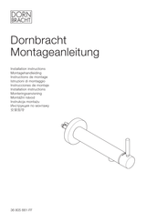 Dornbracht Meta 36 805 661-06 Installation Instructions Manual
