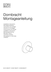 Dornbracht 36 607 660-00 Installation Instructions Manual