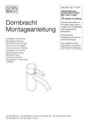 Dornbracht Meta 33 529 660-06 Installation Instructions Manual