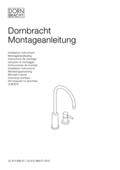 Dornbracht 32 815 888 0010 Series Installation Instructions Manual