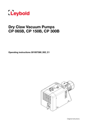 LEYBOLD CP 065B Operating Instructions Manual
