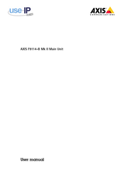Axis F9114-B Mk II User Manual