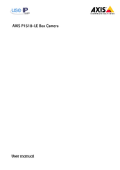 Axis P1518-LE User Manual