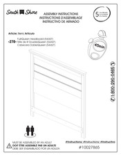South Shore 270 Assembly Instructions Manual