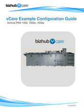Bizhub vCare PRO 1050 Configuration Manual