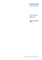 Kistler KiNOVA Pro Instruction Manual