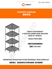 TRINNITY ECOSTORAGE CTBFZ-0909 Owner's Manual