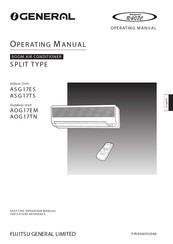 Fujitsu GENERAL AOG17EM Operating Manual