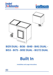 Indel Webasto Marine BI41 Dual Installation And Usage Instructions