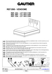 Gautier B0 Series Assembly Instructions Manual